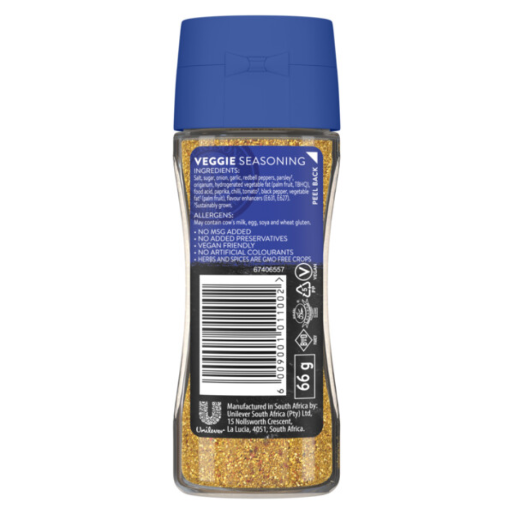 ROBS VEGGIE SEASONING 66G (20)