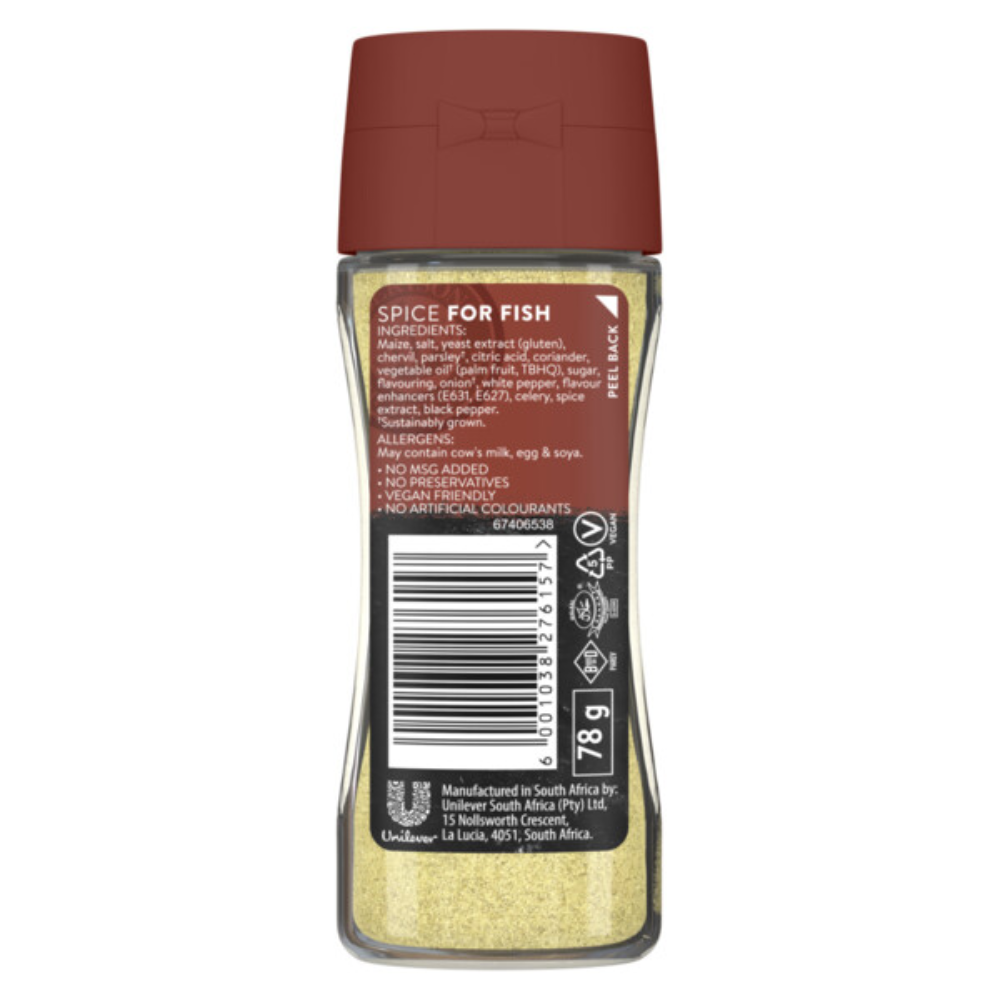 ROBS SPICE FOR FISH 78GM (20)
